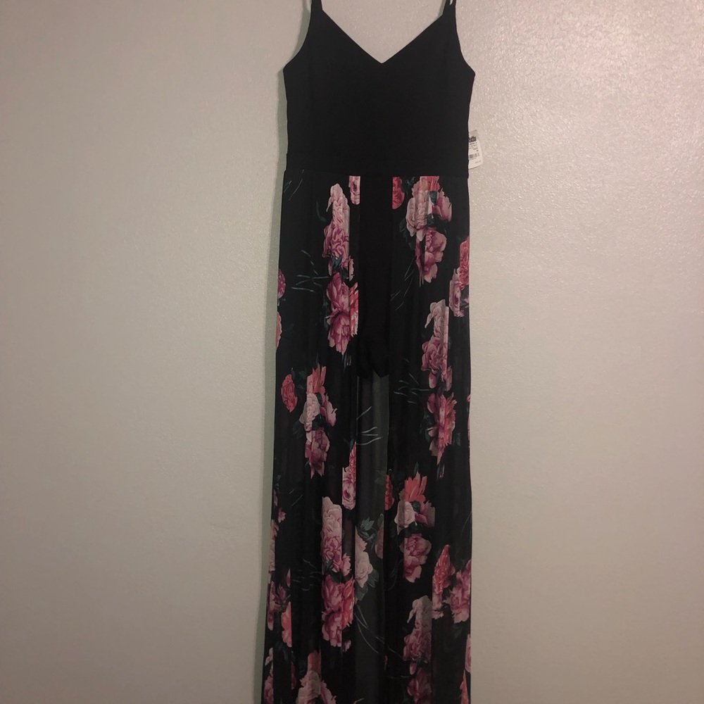 Floral maxi romper